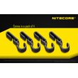 Helmet Clip (Pack of 4), NITECORE