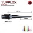 ΜΥΤΕΣ, DART, BULL'S Tufflex Soft Tips 6mm(2BA) 100 Pack