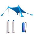 Ελαστική Τέντα Παραλίας 2x2 Lycra Shelter New Camp Aegean Blue