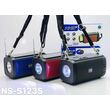 Ασύρματο ηχείο Bluetooth - Solar - NS123S - 881391 - Black