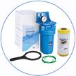 Σύστημα Φίλτρου Big Blue 10'' BBCST10 της Aqua Filter με Διατομή Παροχής 1''