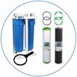 Σύστημα Φίλτρου Big Blue 20'' BBCBKDFCBLS20 της Aqua Filter με Διατομή Παροχής 1''