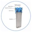 Φιλτροθήκη Μονή 10″ FHPR34-HP1 3/4″ της Aqua Filter