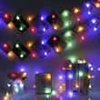 Χριστουγεννιάτικη φωτεινή γιρλάντα Led - RGB - 40pcs - 150081 Χριστουγεννιάτικη φωτεινή γιρλάντα Led - RGB - 40pcs - 150081