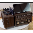 Επαναφορτιζόμενο ραδιόφωνο Retro με ηλιακό πάνελ - MD-1232 BTS - 020115 - Brown