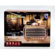 Επαναφορτιζόμενο ραδιόφωνο Retro - MD-1017 BT - 410171 - Gold