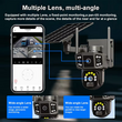 Ηλιακή κάμερα ασφαλείας IP - Dual - Solar Security Camera - V380-P38F-4G - 300075