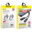 Αντάπτορας Lightning male σε Jack 3.5mm/Lightning female - CL-73 - AWEI - 888148