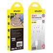 Καλώδιο φόρτισης & data 3in1 - Fast Charge - CL-972 - 1.2m - AWEI - 888155