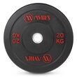 Δίσκος AMILA Black R Bumper Slim 50mm 20Kg 84834