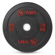 Δίσκος AMILA Black R Bumper Slim 50mm 25Kg 84835