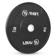 Δίσκος AMILA Black W Bumper Slim 50mm 5Kg 84841