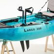 SCK Largo 300 Μονοθέσιο Pedal Kayak ready με αλουμινίου κάθισμα και τιμονιέρα | Μπλε-Τυρκουάζ
