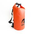 Αδιάβροχος σάκος με ιμάντες πλάτης 10L πορτοκαλί