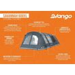 VANGO Savannah 600XL, Οικογενειακή σκηνή 6 ατόμων, 700 x 380 x 210(ύψος) cm, TEVSAVANN000002 /Deep Blue