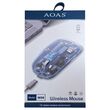 Ασύρματο επαναφορτιζόμενο ποντίκι Η/Υ - WB08 - AOAS - 655259 - Black