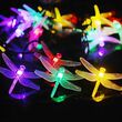Ηλιακή γιρλάντα φωτισμού LED - Dragonfly - 5m+1m - 20D - 152820 - RGB