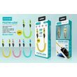 Καλώδιο φόρτισης & data σπιράλ - 4in1 - Fast Charge - X204 - 27-65W - 102048 - Yellow