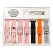 Σετ Smartwatch με 7 λουράκια - S9 Pro Max - 812303 - Pink