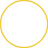 Χούλα-Χουπ 80cm - Φ19mm - 330gr, Κίτρινο