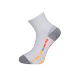 COM.RUNNING SOCKS RUN3 WHITE-ORANGE S 35-38