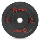 Δίσκος AMILA Black R Bumper Slim 50mm 5Kg 84831 Δίσκος AMILA Black R Bumper Slim 50mm 5Kg 84831