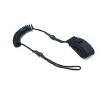 Leash για κουπί καγιάκ σπιράλ μαύρο