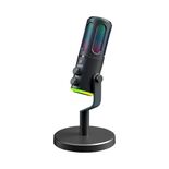 Ενσύρματο μικρόφωνο Gaming/Podcast - USB - LED RGB - 812891