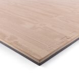 Δάπεδο Προστασίας Puzzle EVA 100x100x2,5 cm – Ξύλο / Μαύρο 36653