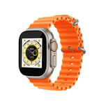 Σετ Smartwatch με 2 λουράκια - Z77 Ultra - 880228 - Orange