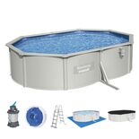 HYDRIUM OVAL POOL SET 500X360X120CM