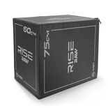 Πλειομετρικό Κουτί Plyo Box Raw Rise 50x60x75 cm - Μαύρο 95147