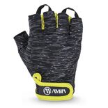 Γάντια Άρσης Βαρών PE Lycra XL – Μαύρο / Κίτρινο 95614