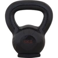 Kettlebell Εμαγιέ με Λαστιχένια Βάση 6kg Amila Κωδ. 44521