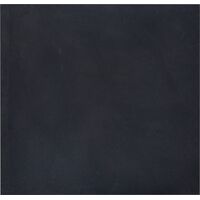 Λαστιχένιο πάτωμα, πλακάκι, λείο, 100x50cm, πάχους 15mm, μαύρο