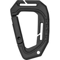 Κρίκος Carabiner Albainox συνθετικός Black