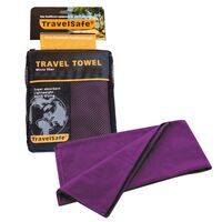 Πετσέτα Travel Towel Travelsafe MF 40X80 cm  Κωδ. TRA-106 Μωβ XS