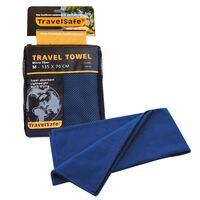 Πετσέτα Τravel Towel MF 70X135 cm Travelsafe Κωδ. TRA-090 M Μπλε ρουαγιάλ