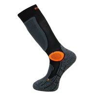 COM.TREKKING SOCKS MTB2 ΜΑΥΡΟ-ΠΟΡΤΟΚΑΛΙ M 39-42