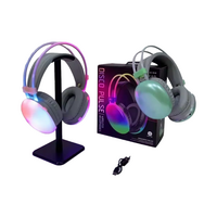Ασύρματο ακουστικά Bluetooth LED - Headphones - PG580 - RGB - 212058 - Green