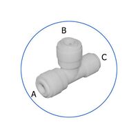 Σύνδεσμος Ασφαλείας Ταφ In-line AP-QT04B της Aqua Pure
