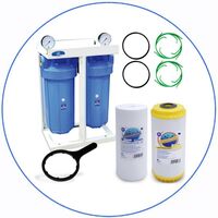 Σύστημα Φίλτρου Big Blue 10'' BBPSCST10 της Aqua Filter με Διατομή Παροχής 1''