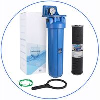 Σύστημα Φίλτρου Big Blue 20'' BBCBLS20 της Aqua Filter με Διατομή Παροχής 1''