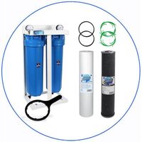 Σύστημα Φίλτρου Big Blue 20'' BBPSCBLS20 της Aqua Filter με Διατομή Παροχής 1''