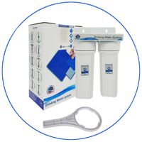 Διπλή Φιλτροθήκη Κάτω Πάγκου 10″ PDW-FH2 1W 1'' της Puredry