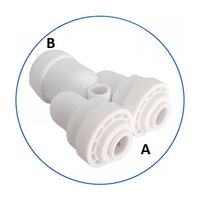 Κούμπωμα Ασφαλείας Ταφ In-Line AP-QT17B 3/8'' της Aqua Pure