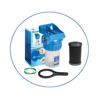 Φιλτροθήκη και φίλτρο άνθρακα της Aqua Filter με διάσταση 5''