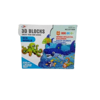 Συναρμολογούμενες φιγούρες DIY 3D - Ζώα της θάλασσας - 235pcs - EVASY1004 - 222292
