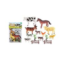 Σετ φιγούρες ζώων φάρμας - 10pcs - 026-42E - 314260