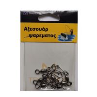 Στριφτάρια με παραμάνα ασφαλείας - No.2 - 10pcs - 30135
